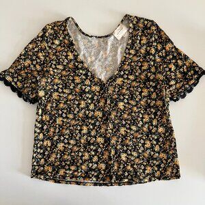 Sezane Célia T-Shirt / 100% cotton / blossom / small